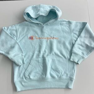 Champion Light Blue Hoodie - Youth size M